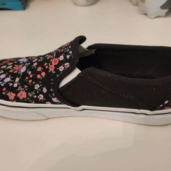 Vans Womens Asher Floral Slip ons size 7 1/2 - Picture 6 of 9